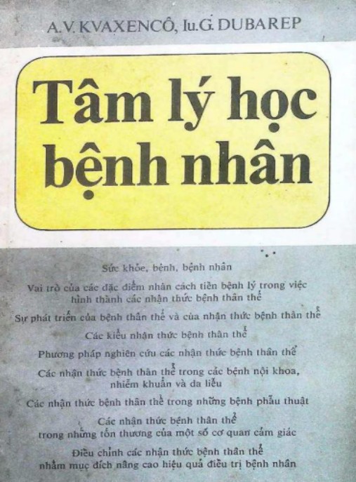 Tâm Lý Học Bệnh Nhân